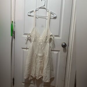 Free people vivi mini dress in ivory color